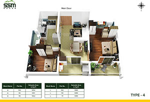 Residential Flats floor plan